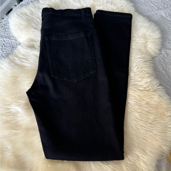 Reformation Jeans High Rise Skinny  Faded Black Destroyed Size 29 - Picture 11 of 16